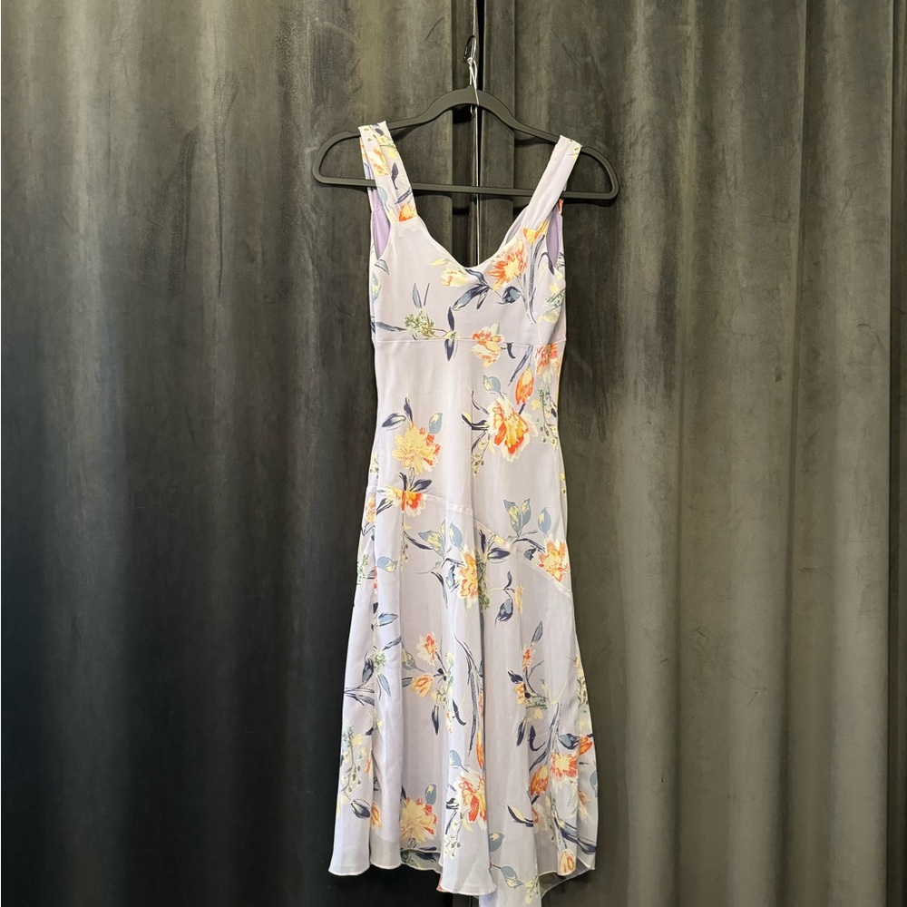 Leith purple floral dress